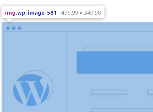 inspect element find image dimensions