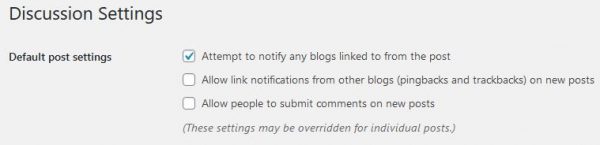 allow wordpress comments on new posts