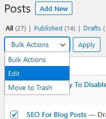 bulk edit wordpress posts